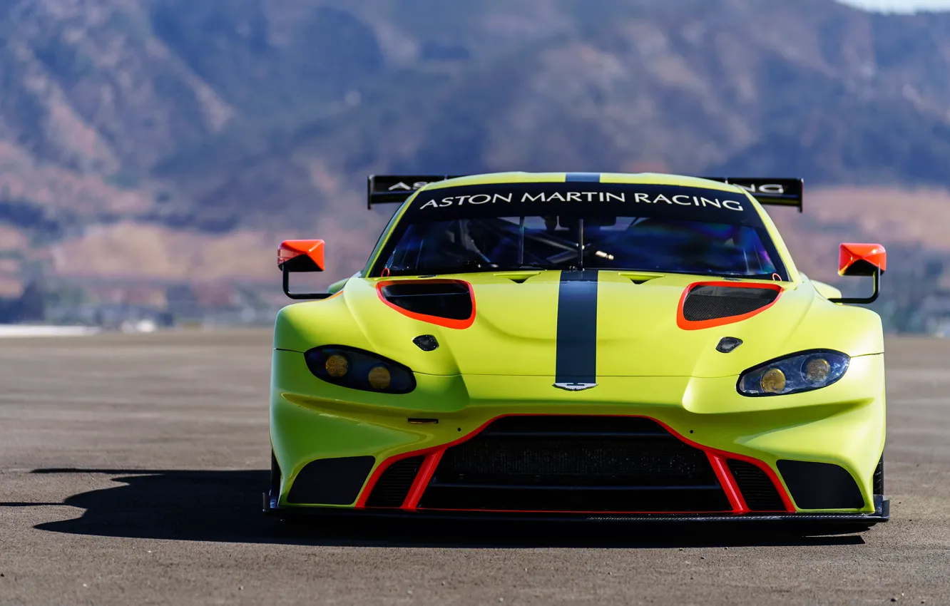 Фото обои Aston Martin, Vantage, гоночное авто, 2018, GTE
