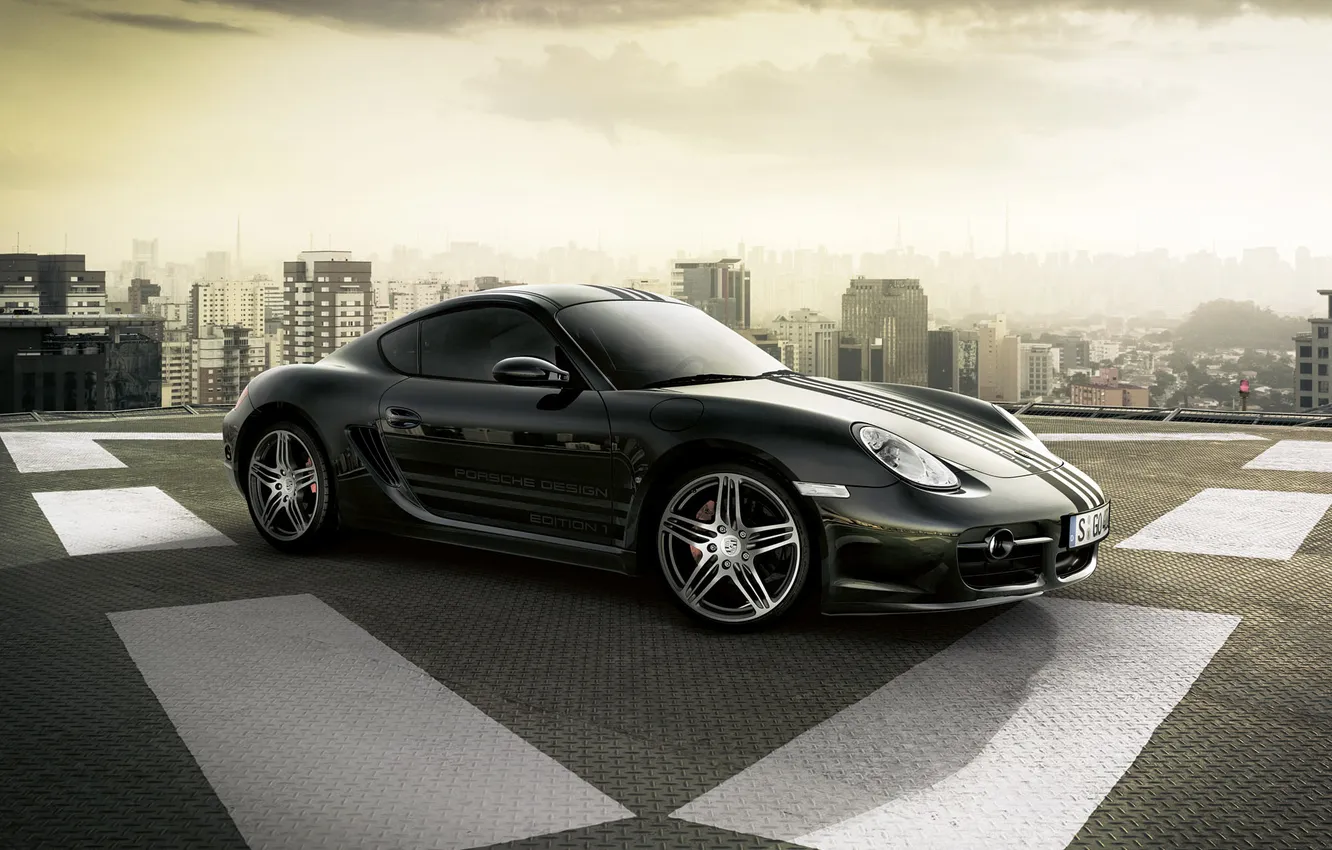 Фото обои Porsche, 2010, порше, Cayman S, кайман