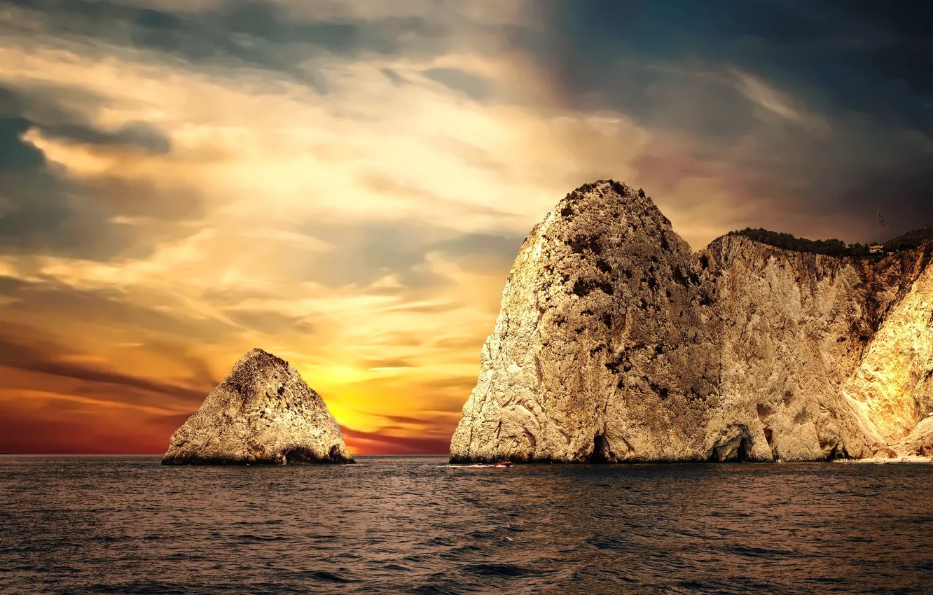 Фото обои Ionian Islands, Zakynthos, Vasilikos