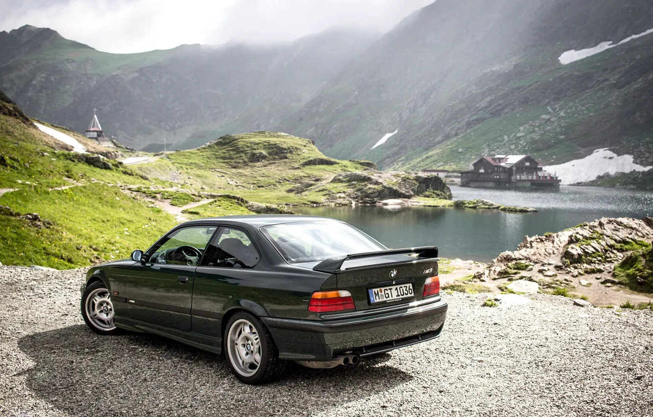 Фото обои горы, виды, 1995, BMW M3 GT
