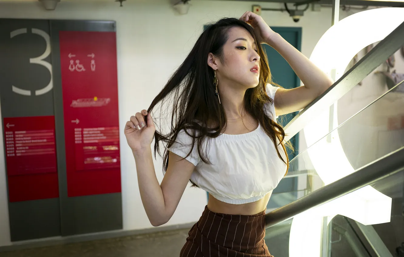 Фото обои girl, sexy, asian