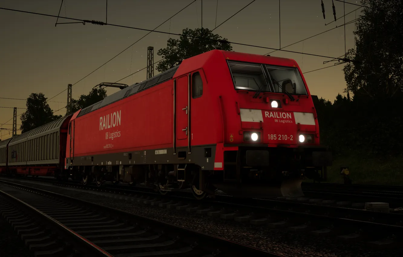 Фото обои Германия, Локомотив, Поезд, train, Loco, Train Sim World 2020