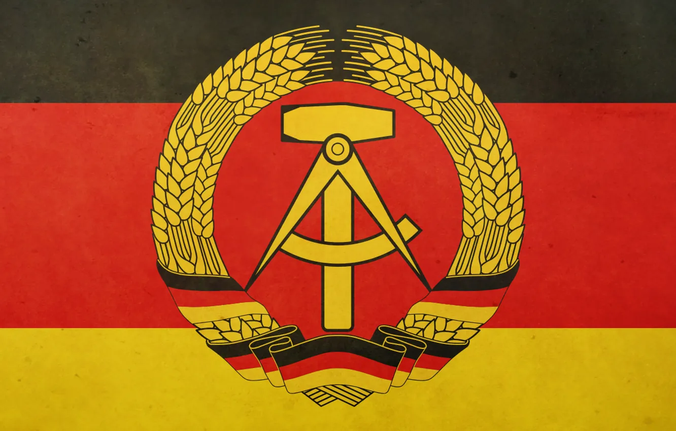 Фото обои обои, Германия, Флаг, ГДР, Флаг Германии