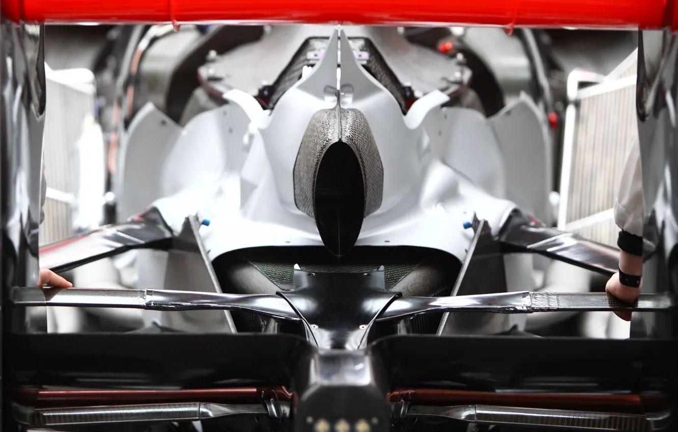 Фото обои спорт, McLaren, формула 1, болид, formula 1, задний вид