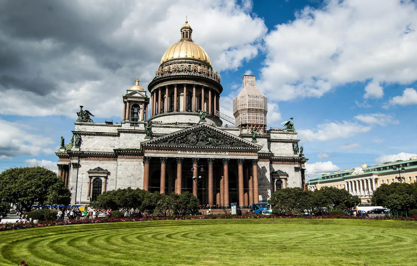 Фото обои Санкт-Петербург, Исаакиевский собор, Russia, питер, St. Petersburg