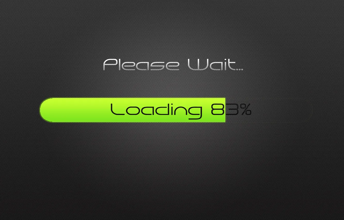 Фото обои Минимализм, Надпись, Слова, Текст, Загрузка, Loading, Пожалуйста, Please Wait...