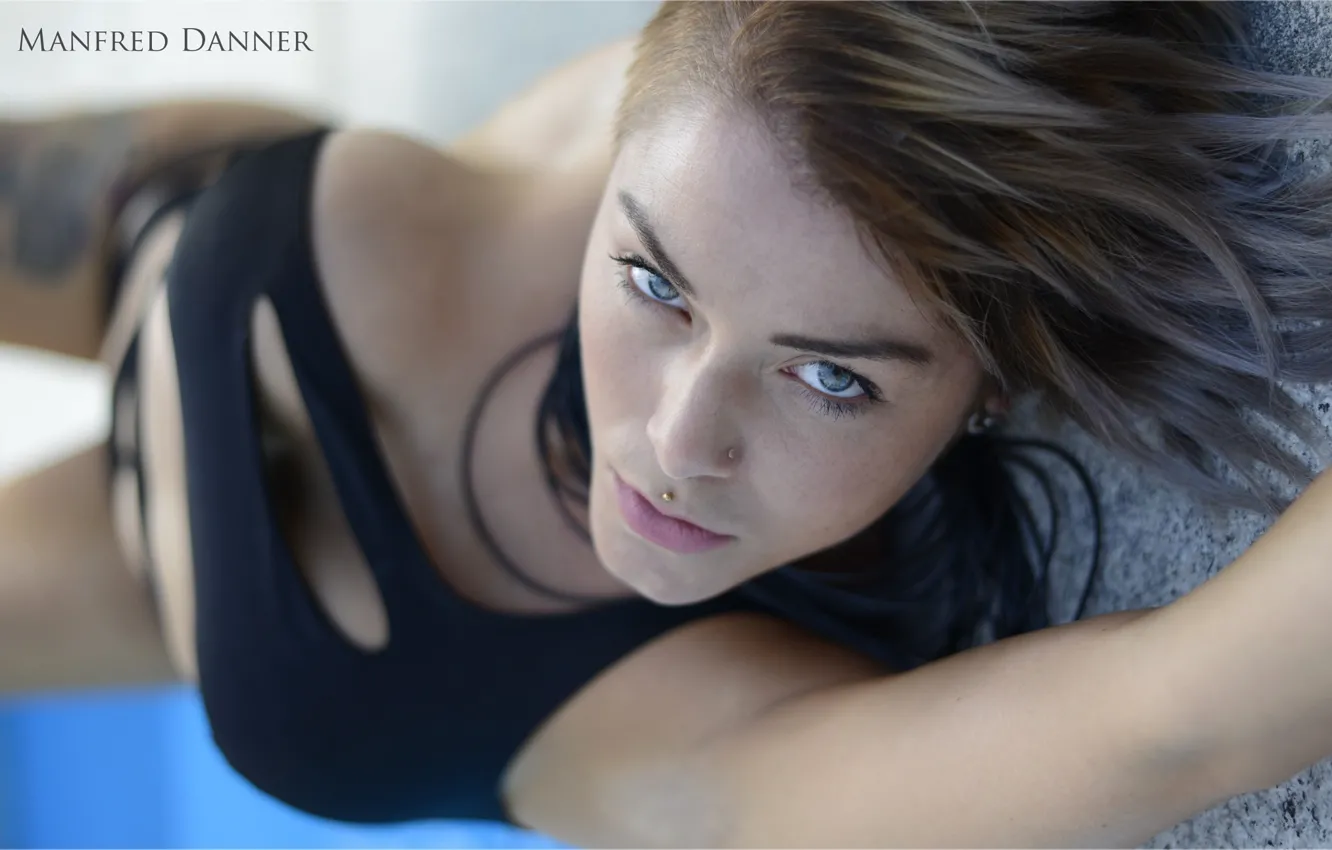 Фото обои sexy, blue eyes, model, look, pose