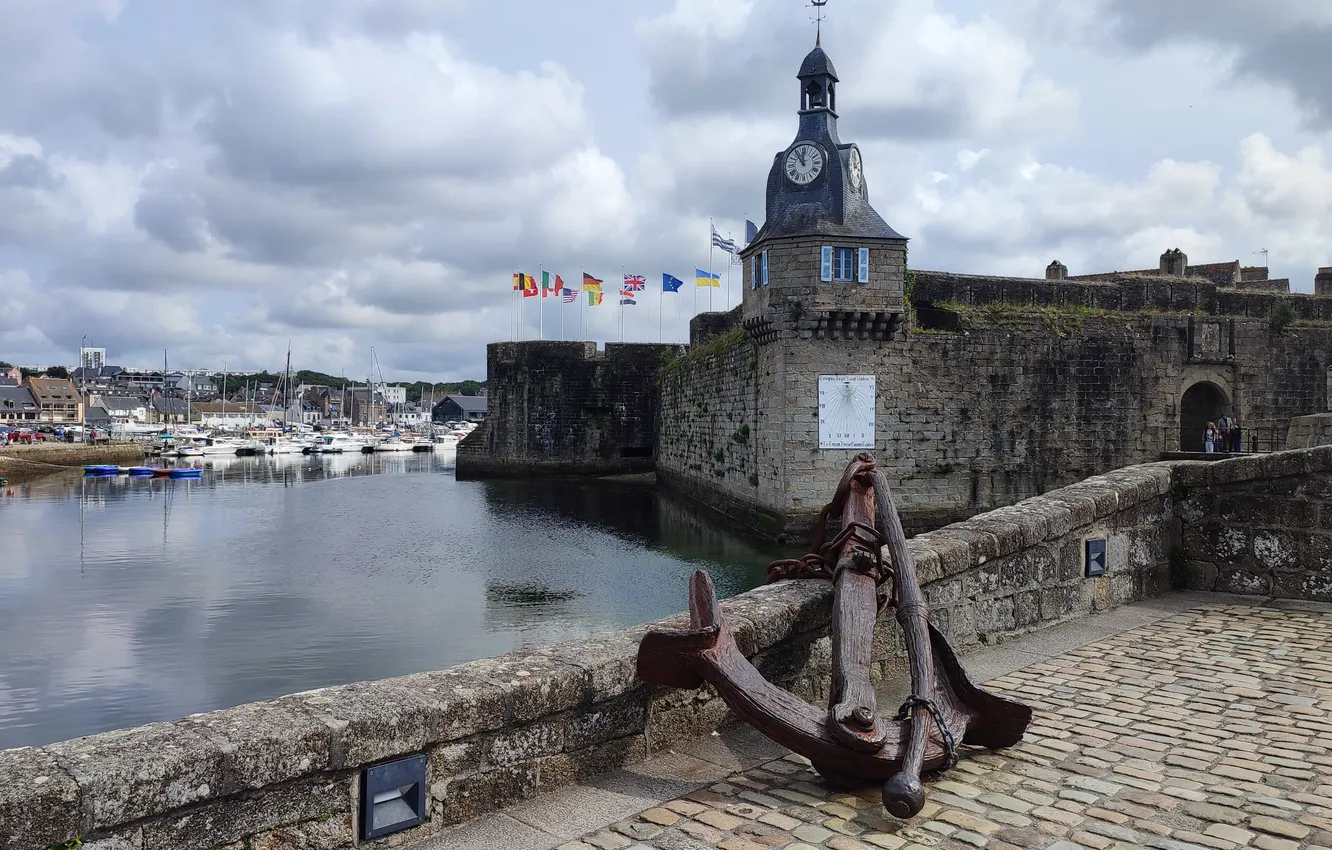 Фото обои France, france, Bretagne, bretagne, Concarneaux