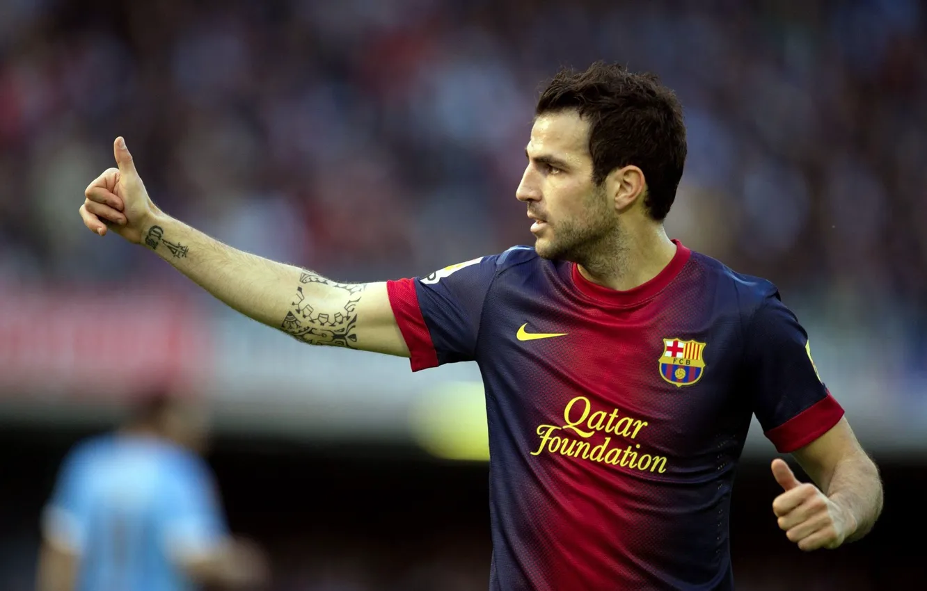 Фото обои футбол, спорт, football, Барселона, Фабрегас, Fabregas, Barca, Cesc