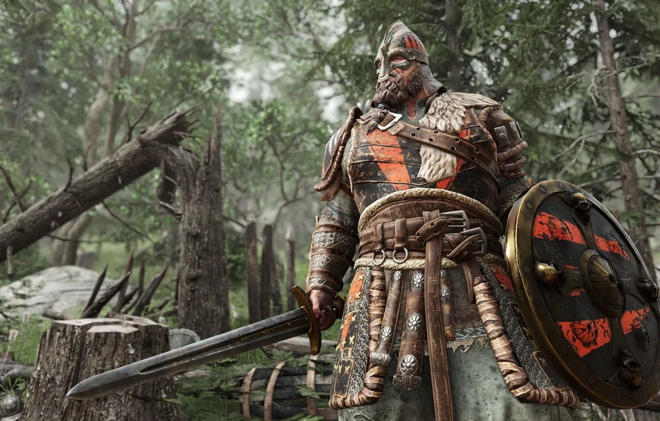 Фото обои Microsoft, wallpaper, sword, game, forest, Sony, armor, weapon