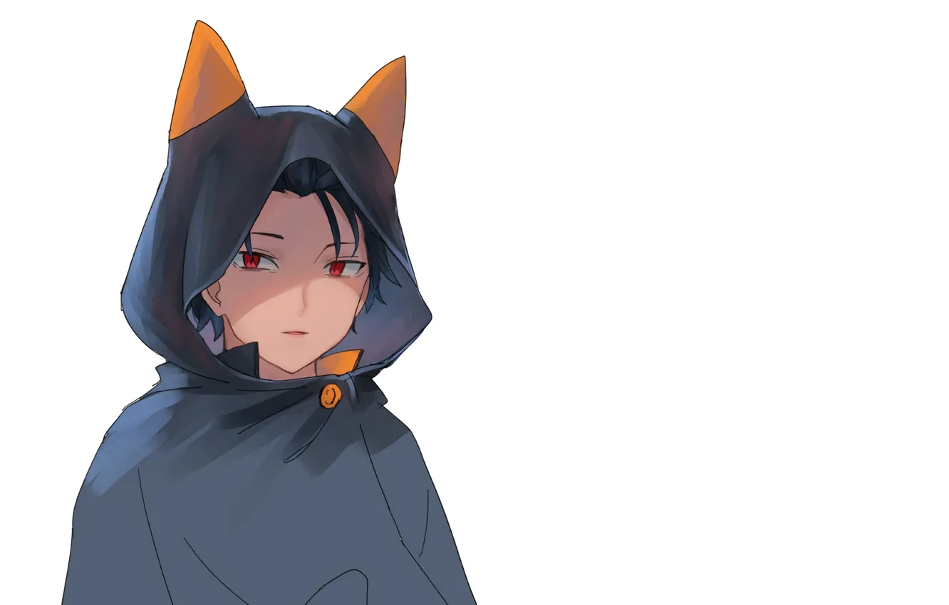 Фото обои аниме, арт, капюшон, парень, плащ, Субару, Re: Zero kara Hajimeru Isekai Seikatsu, С нуля