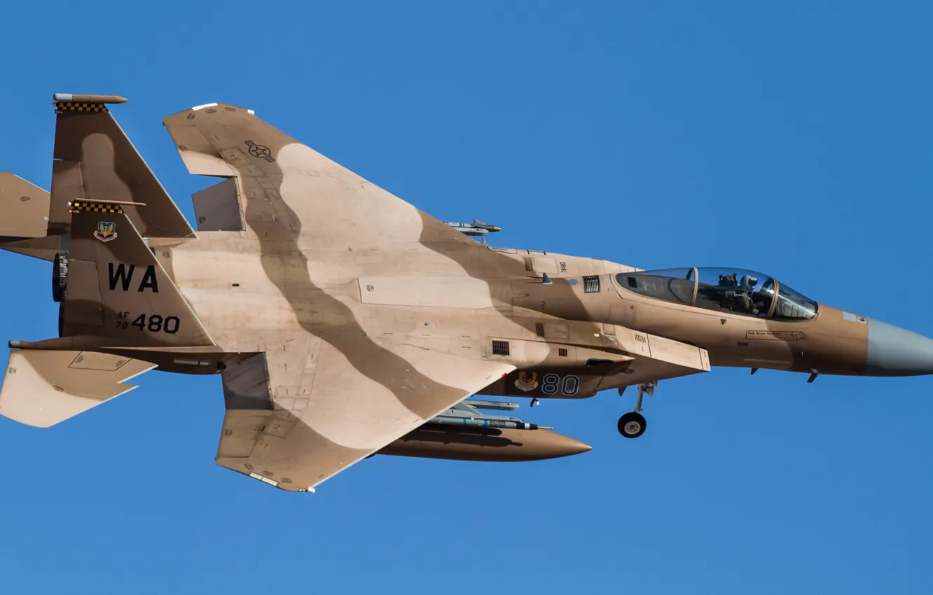 Фото обои оружие, самолёт, F-15C