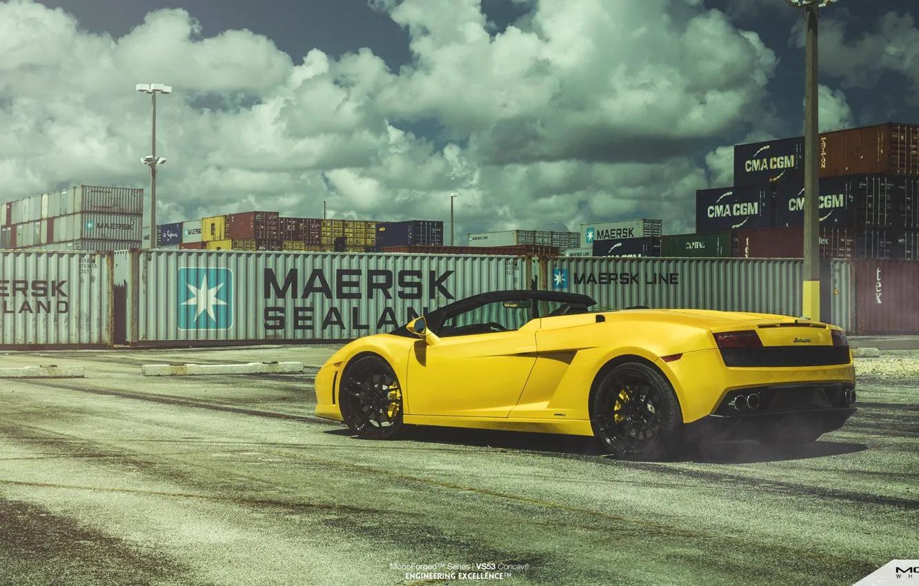Фото обои Lamborghini, Gallardo, Spyder