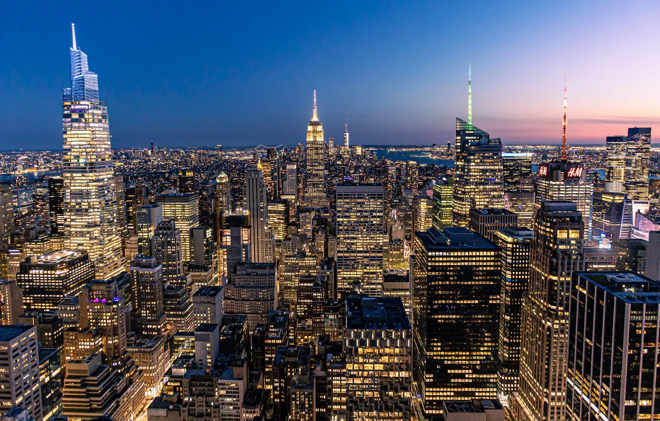Фото обои United States, New York, Midtown Manhattan