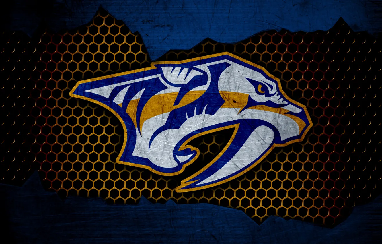 Фото обои wallpaper, sport, logo, NHL, hockey, Nashville Predators