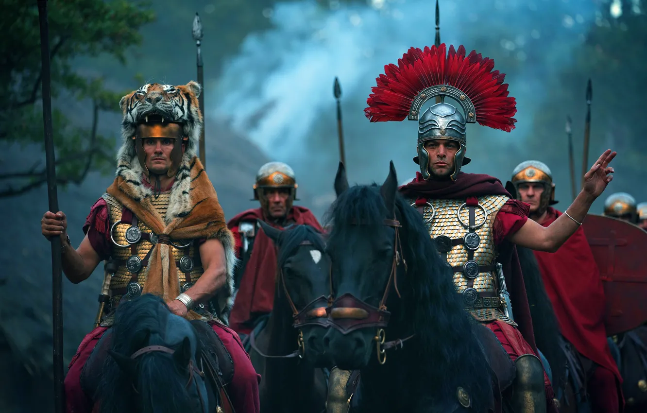 Фото обои Рим, Солдаты, Лошади, Воины, TV series, Телесериал, 2020, Римляне