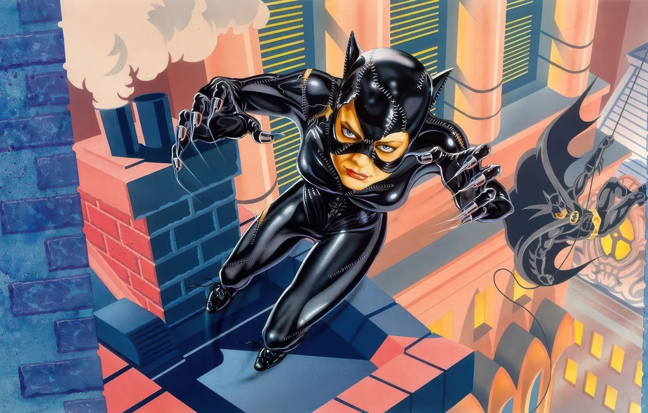 Фото обои cat, catwoman, cool, edition