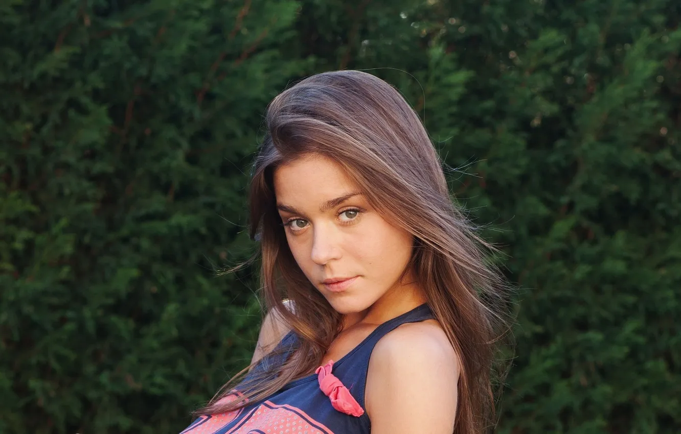 Фото обои девушка, модель, шатенка, Lily C, Raisa, Natalia E