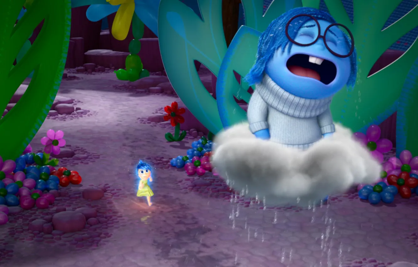 Фото обои cry, cloud, animated film, animated movie, kumo, Inside Out