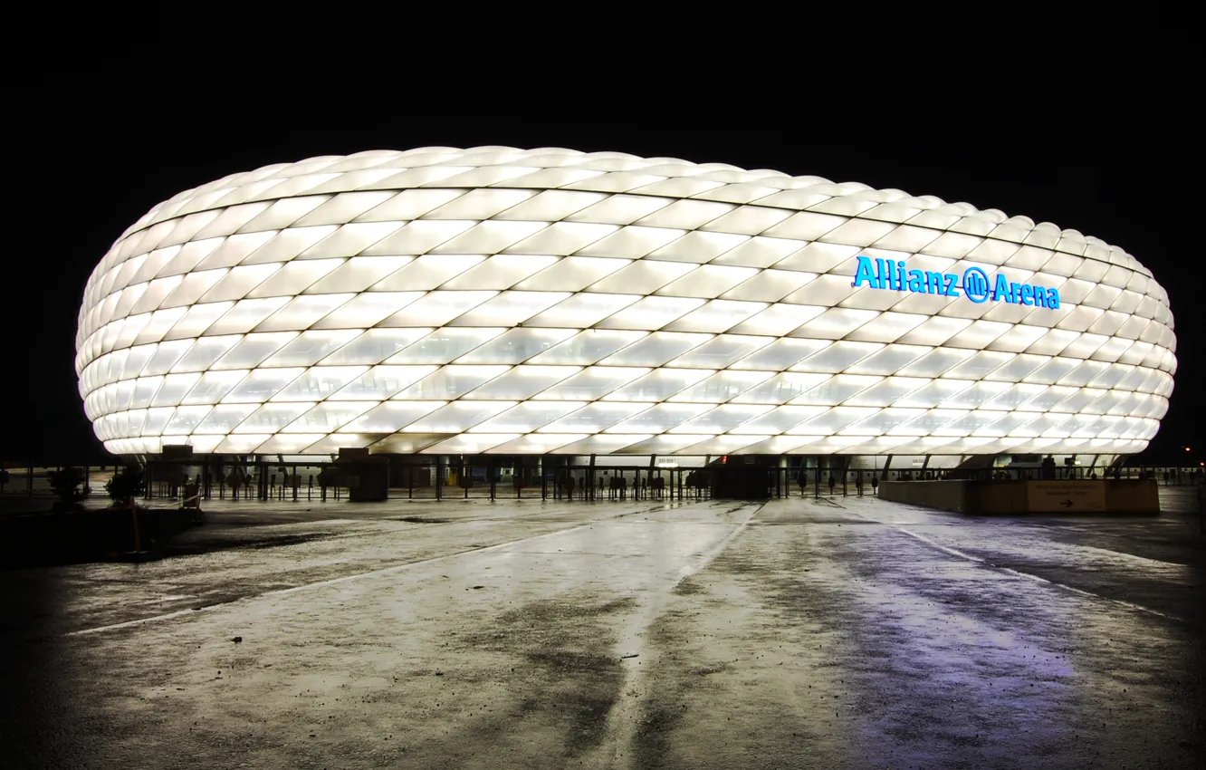 Фото обои Германия, Мюнхен, Germany, stadium, Стадион, Allianz Arena, Альянц Арена