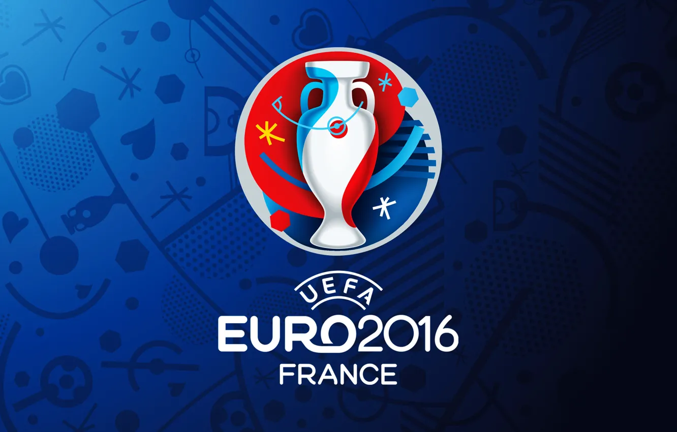 Фото обои logo, france, football, euro, 2016