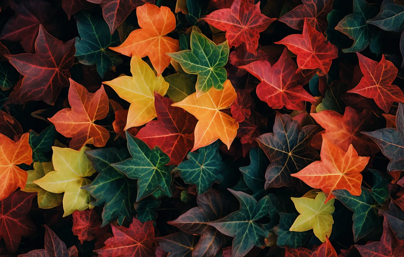 Фото обои осень, листья, фон, текстура, colorful, autumn, leaves, maple