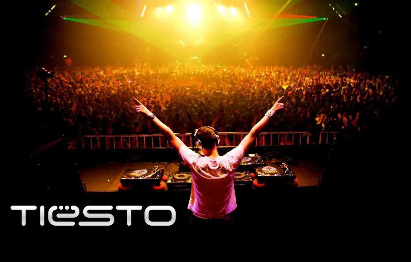 Фото обои музыка, Tiesto, разноцветие
