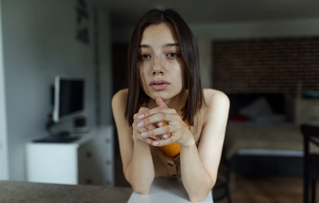 Фото обои веснушки, губки, Aleks Five