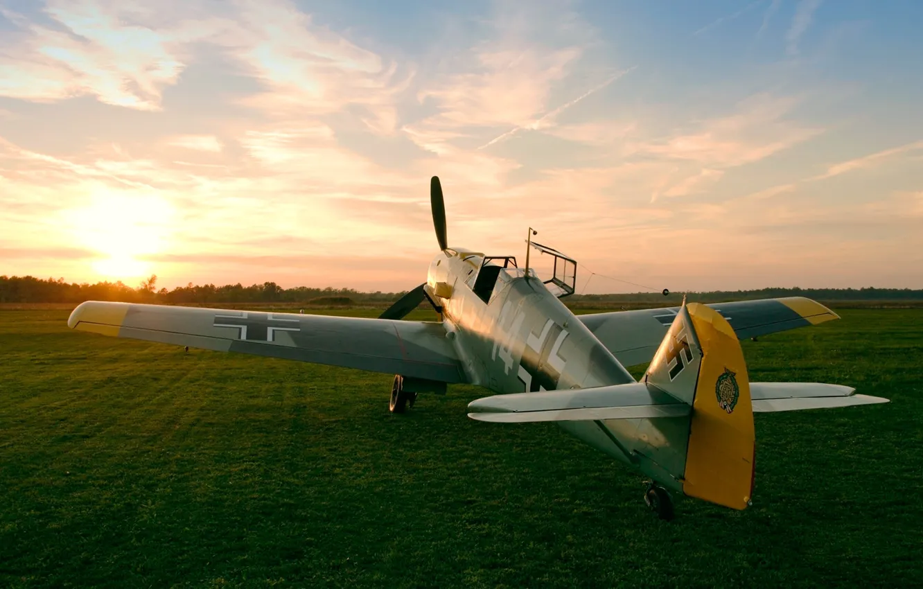 Фото обои Bf 109, Messerschmitt, Ме-109, Luftwaffe, Вторая Мировая Война, Люфтваффе, Messerschmitt Bf.109E