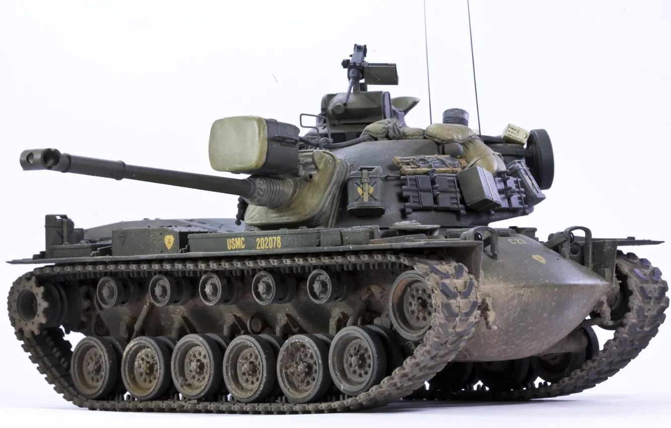 Фото обои игрушка, дуло, средний танк, моделька, М48А3, Паттон III