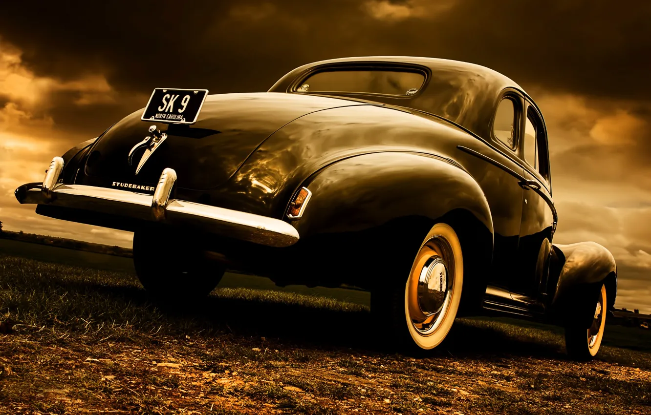 Фото обои стиль, ретро, Coupe, Studebaker, 1940