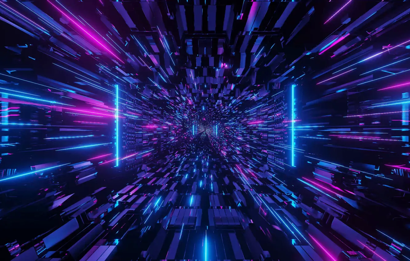 Фото обои линии, абстракция, геометрия