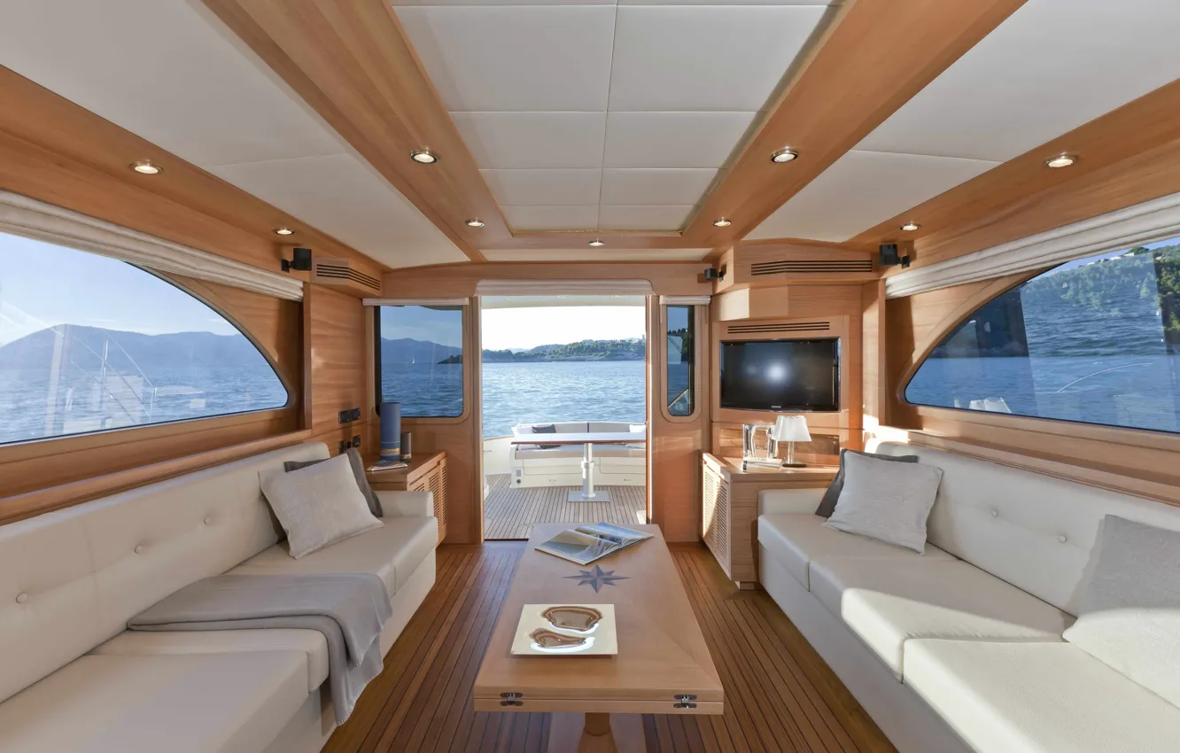 Фото обои дизайн, стиль, интерьер, яхта, люкс
