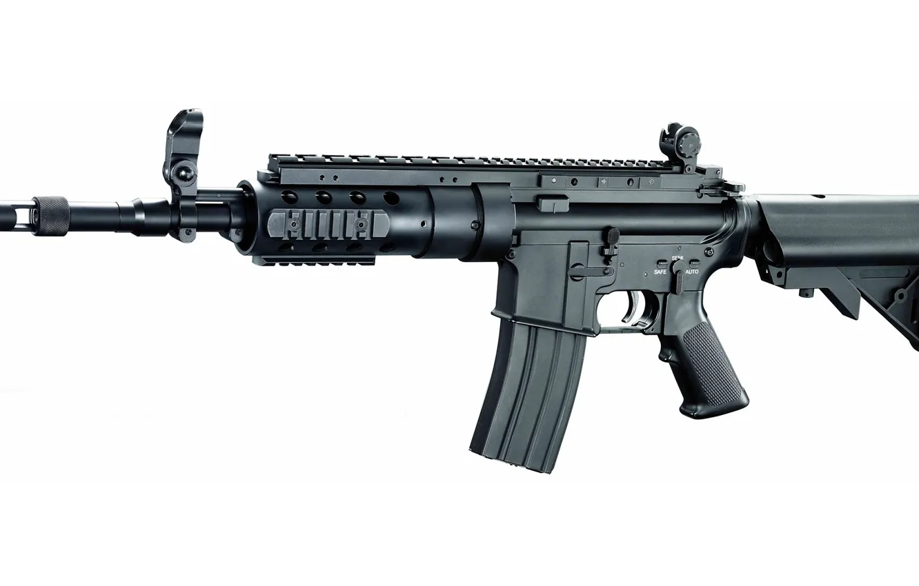 Фото обои gun, weapon, rifle, retractable butt, A&ampamp;K SPR NOD1, standard model, A&ampamp;K, SPR NOD1