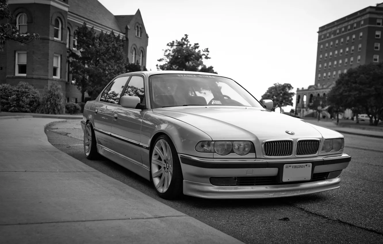 Фото обои BMW, long, E38