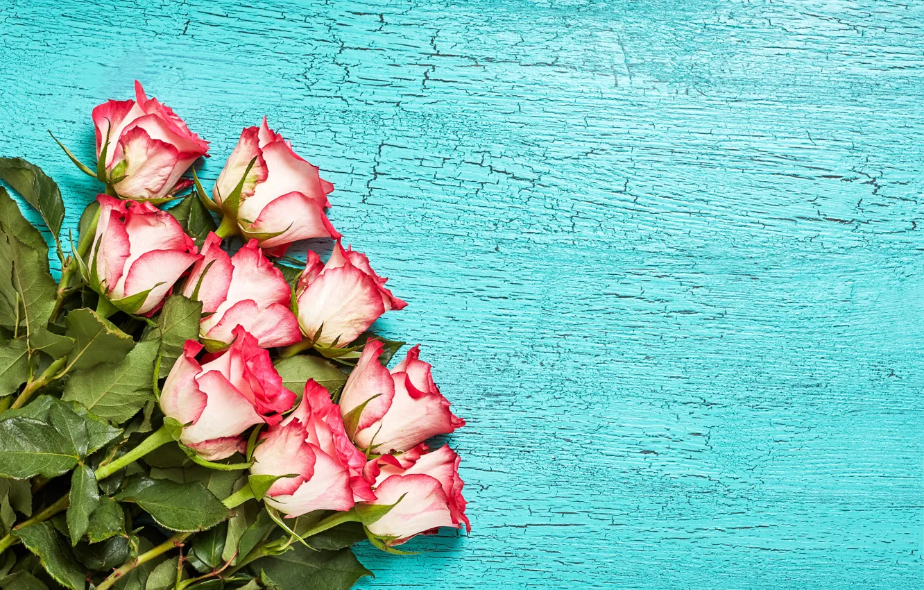 Фото обои розы, букет, wood, flowers, roses
