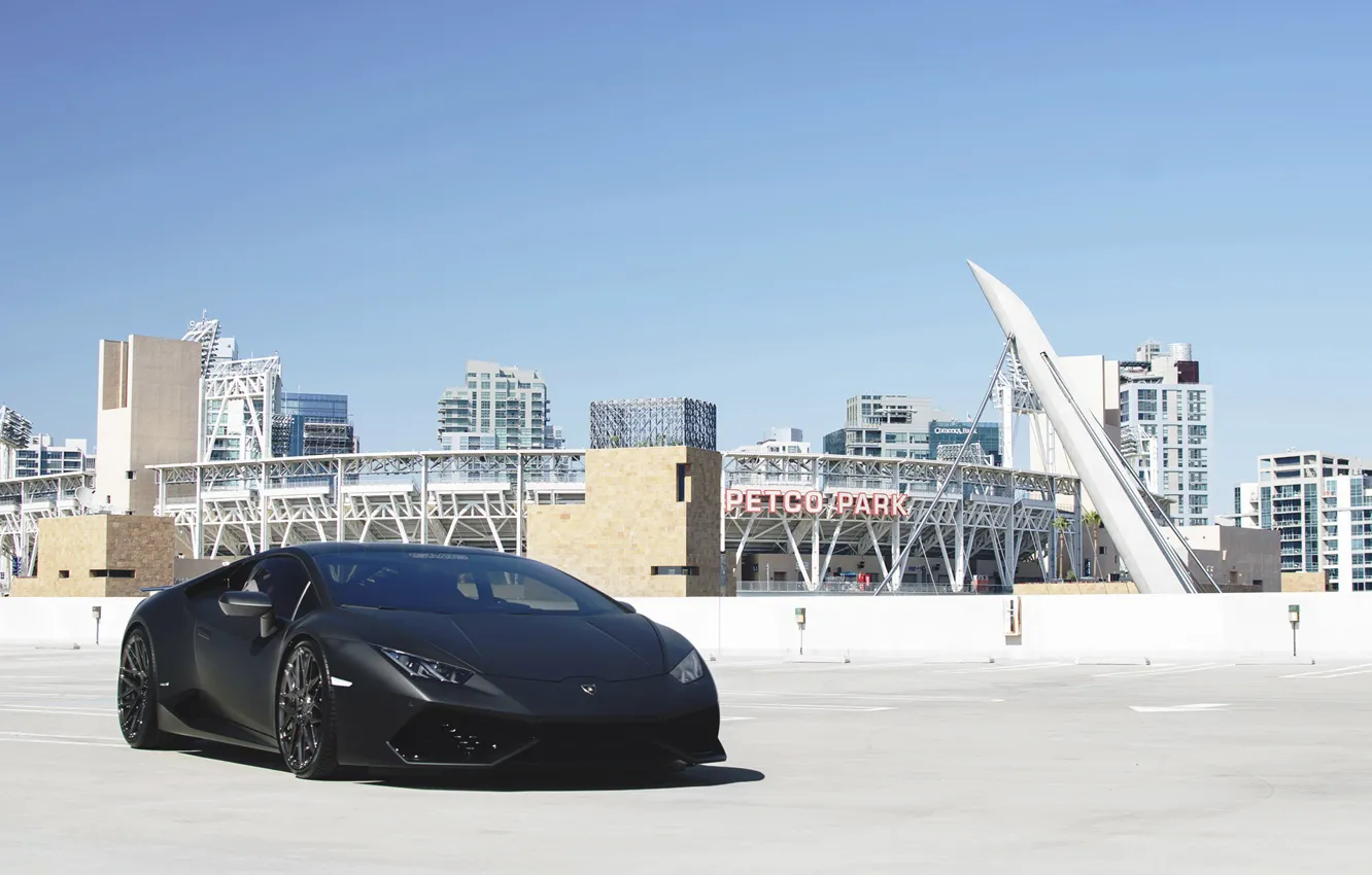 Фото обои car, Lamborghini, supercar, black, auto, tuning, lambo, nice