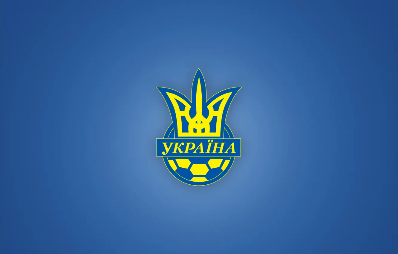 Фото обои футбол, эмблема, Украина