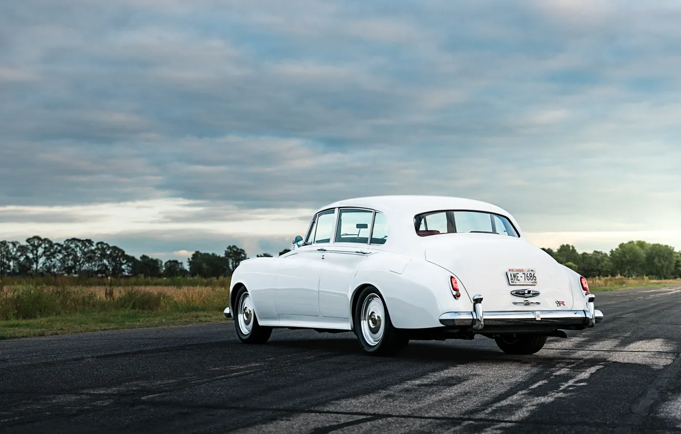 Фото обои car, Rolls-Royce, white, 1961, Ringbrothers, Silver Cloud, Rolls-Royce Silver Cloud II, Rolls-Royce Silver Cloud II …