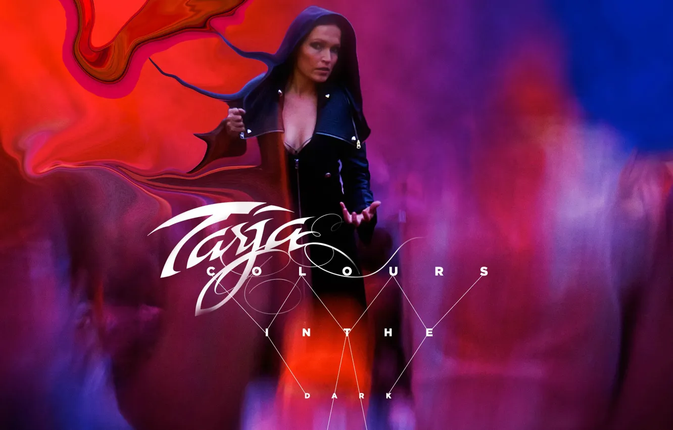 Фото обои Tarja Turunen, colours in the dark, Tarja