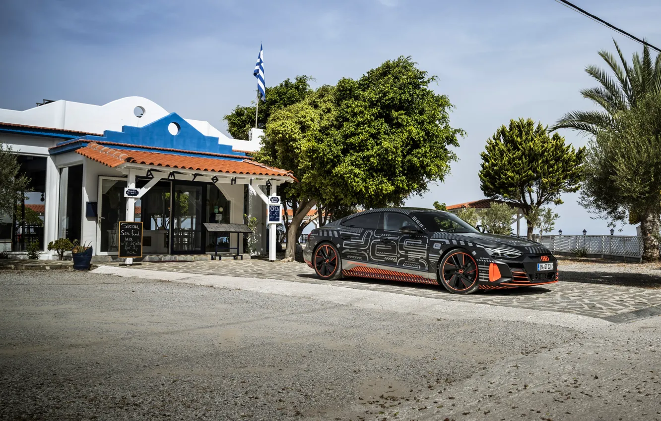 Фото обои Audi, купе, стоянка, 2020, RS e-Tron GT Prototype