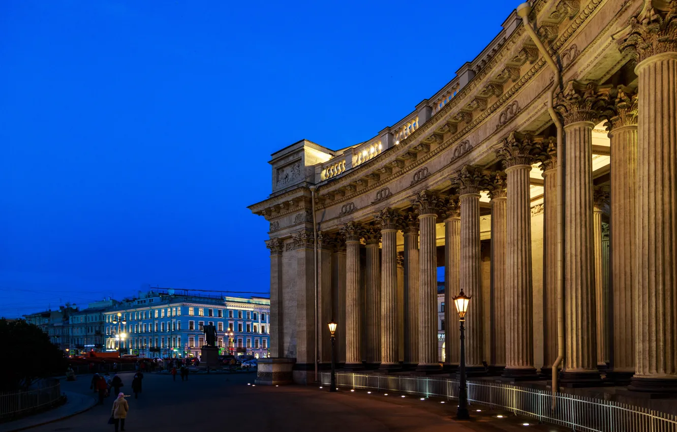 Фото обои Город, Санкт Петербург, Казанский Собор