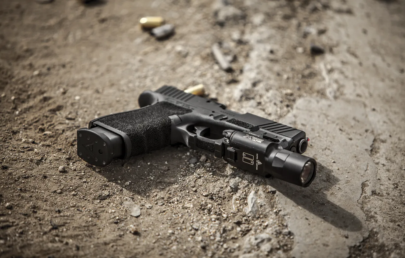 Фото обои пистолет, оружие, Glock 19, самозарядный