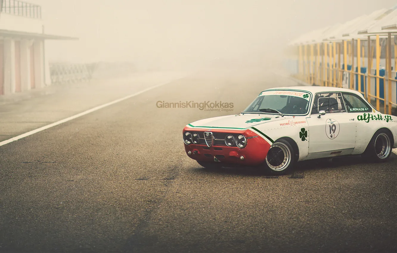 Фото обои Alfa Romeo, retro, 1970, oldschool, Giulia, GTAm, By Giannis &ampquot;KING&ampquot; Kokkas, 1750