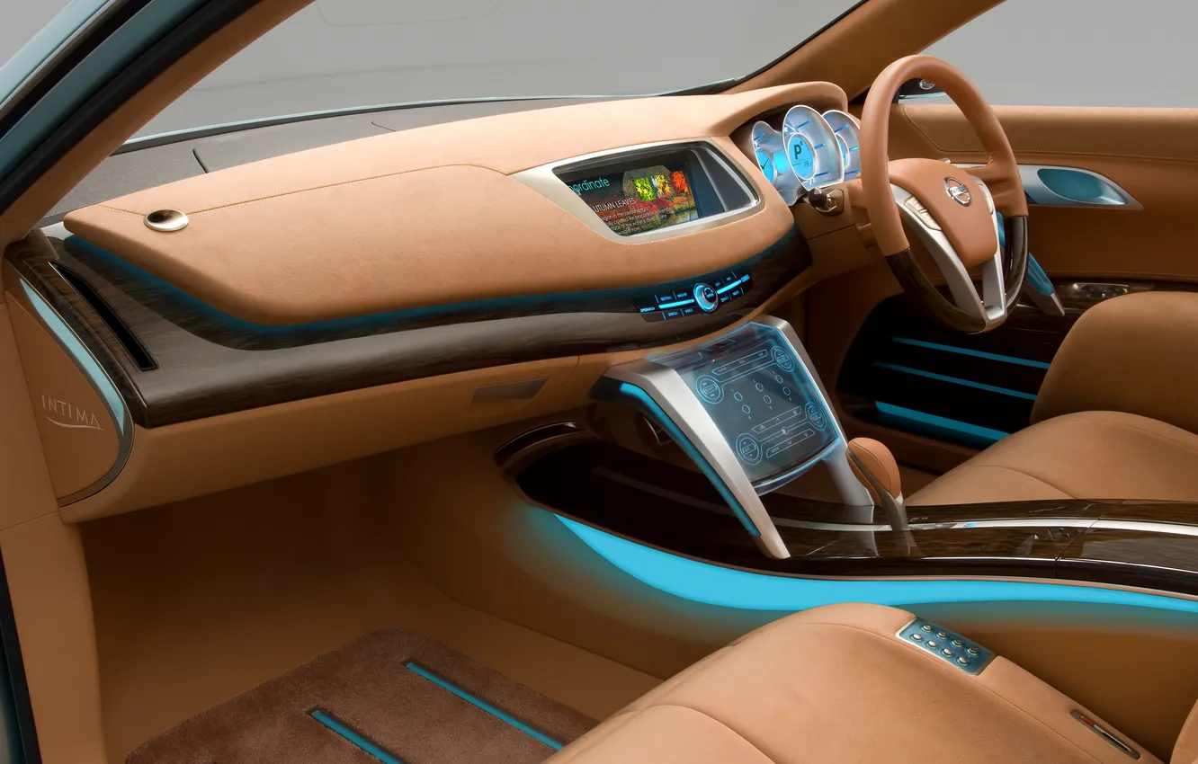 Фото обои Concept, Ниссан, Nissan, концепт-кар, седан, 2007, Nissan Intima