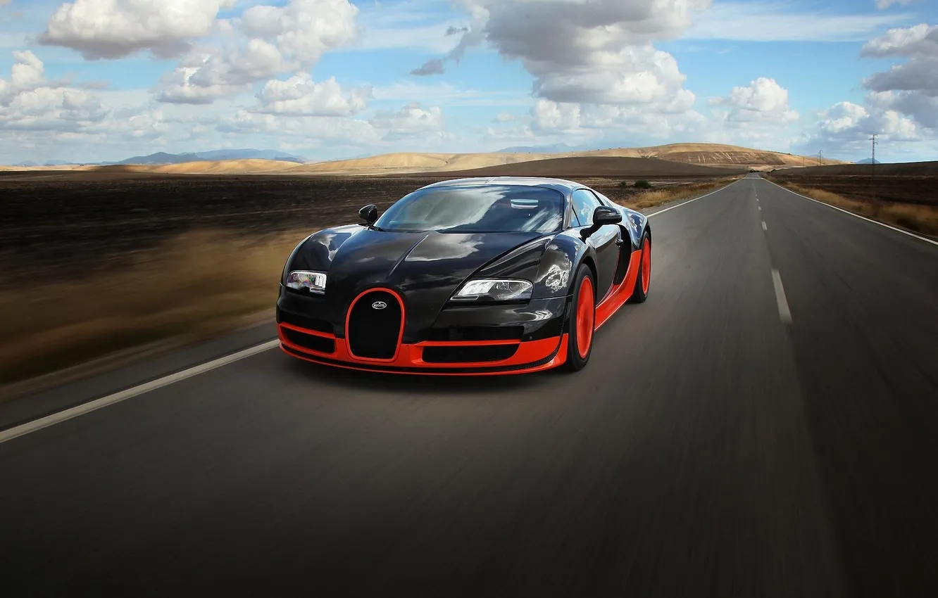 Фото обои veyron, sport, bugatti, super