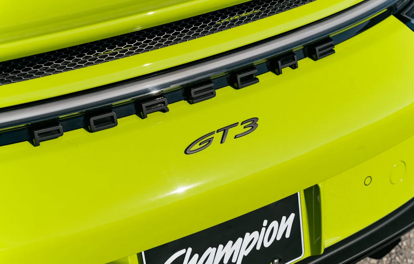 Фото обои car, Porsche, wallpaper, GT3, Supercar, 992, High Definition, Light Green