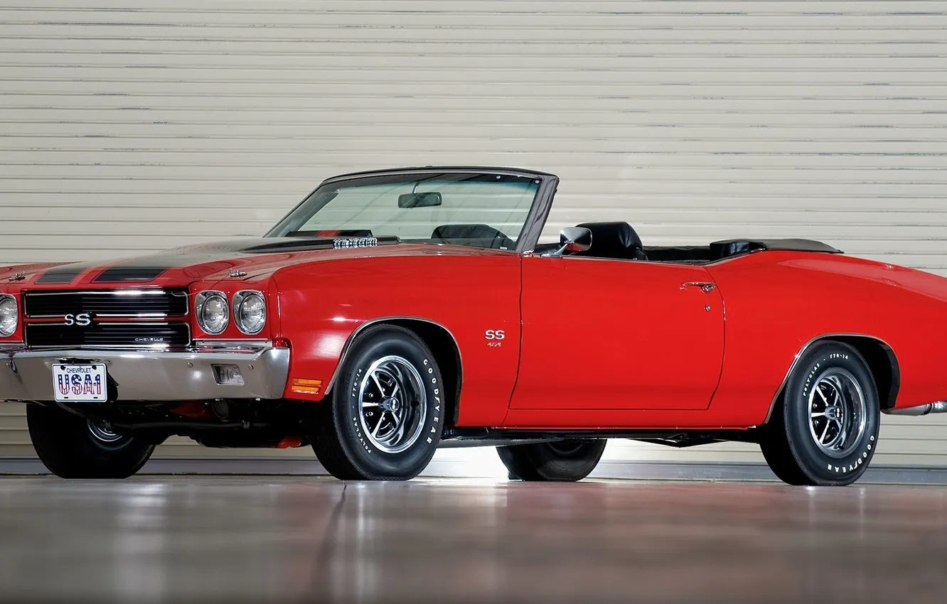 Фото обои кабриолет, Chevelle SS, retro cars