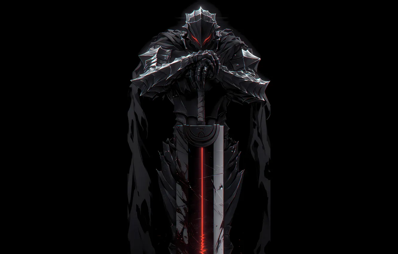 Фото обои Guts, AMOLED, Black Swordsman