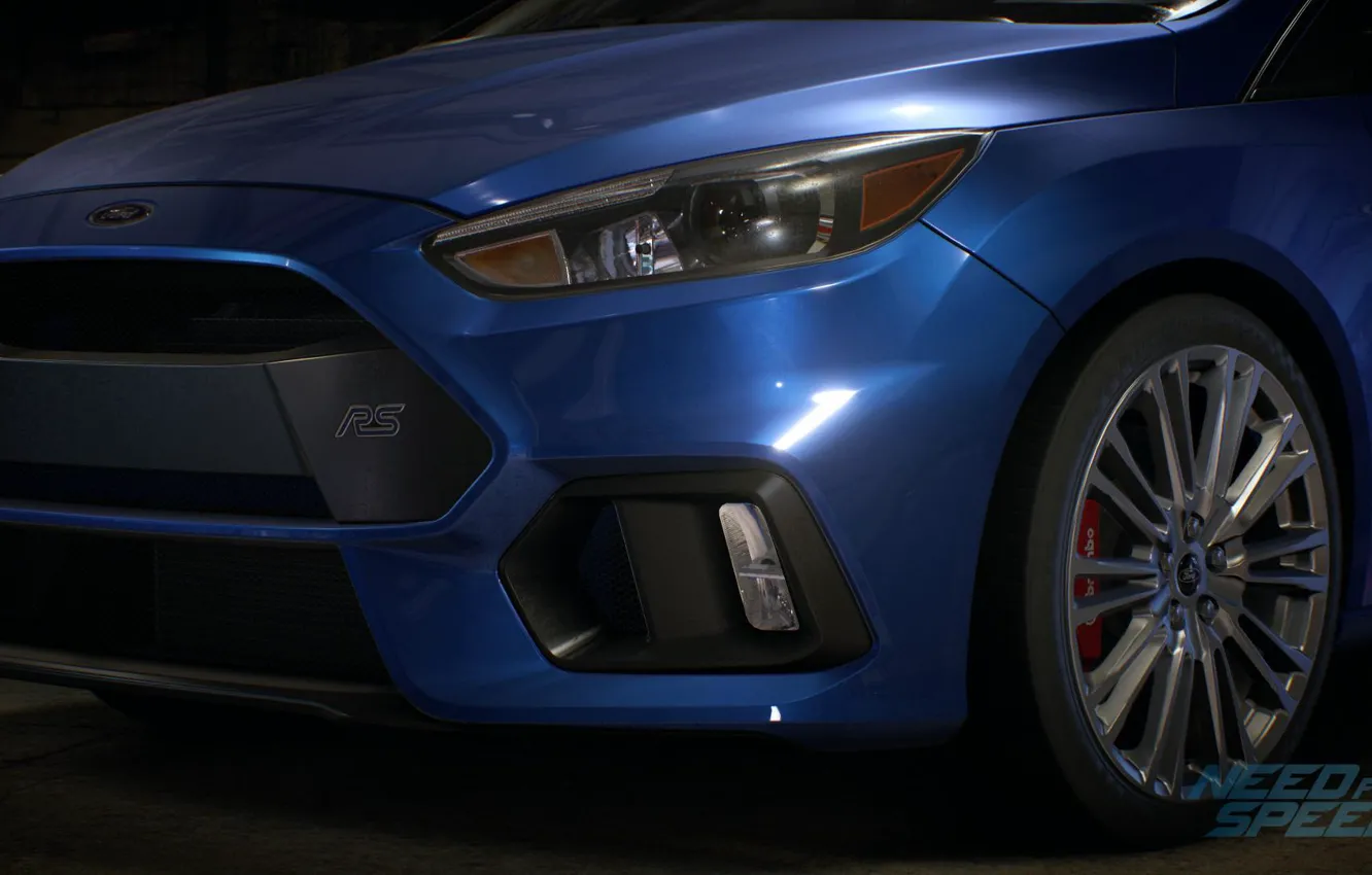 Фото обои Ford, blue, Fiesta, Need For Speed 2015
